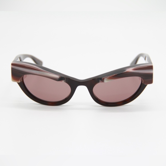 NEW GUCCI WOMEN PURPLE CAT EYE SUNGLASSES GUCCI - Picture 3 of 10